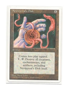 NEVINYRRAL'S DISK 4th Edition English Magic Near Mint - MTG NM- - Imagen 1 de 1