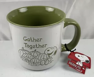 Peanuts Large Coffee Mug. Snoopy. Gather Together With Pumpkins. Fall - Picture 1 of 5