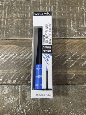 Wet N Wild Mega Liner Liquid Eyeliner 873A Voltage Blue - Image 1 of 4