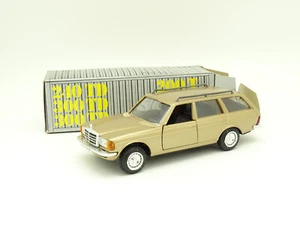 NZG 1/35 - Mercedes 200 E 300 T Break W123 S123 Beige Metallo - Foto 1 di 2