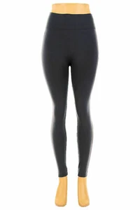 Tummy Tuck Seamless High Waist Heavy Fleece Lined Stretchy Winter Legging Gray - Picture 1 of 1