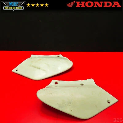 CUBIERTAS LATERALES ORIGINALES OEM 2000 HONDA XR400R PLACAS DE MATRÍCULA PANELES 96-04 Foto 1 de 4