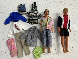 Vintage 1990’s Mattel Ken Dolls And Accessories Lot - Picture 1 of 12