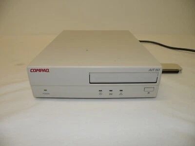 COMPAQ AIT 50 DESKTOP TAPE DRIVE 159611-001 153615-001 W/ TERMINATOR & PWR CORD - Image 1 of 4