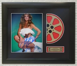 Heather Locklear framed Reproduction Signature Photo Reel Display - Picture 1 of 4