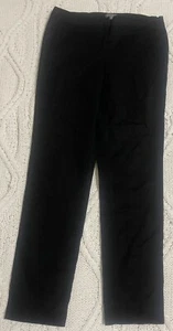 Vince Camuto Black Women's Pants Size 4 Cotton 51323 Side Zip Mid Rise Pockets - Picture 1 of 11
