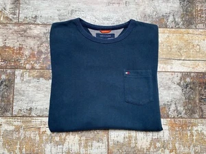 Jersey Tommy Hilfiger Para Hombre Azul Algodón Cuello Redondo Talla S/P - Imagen 1 de 5