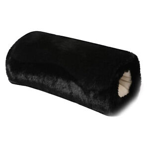 Super Soft and Warm Faux Fur Inside Fleece Hand Muff Fuzzy Hand Warmer_Gift
