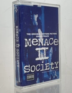 Menace II Society Original Soundtrack Cassette Tape 1993 Rap Hip Hop - Picture 1 of 8