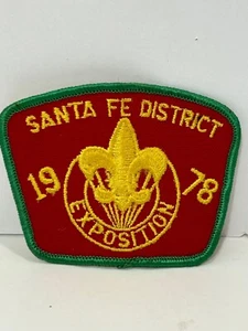 BSA Santa Fe District TX 1978 Exposition Crest Boy Scouts Patch unbenutzt 3 1/2" - Bild 1 von 3