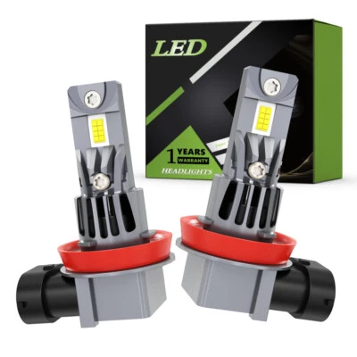 Kit de conversión de faros 2 bombillas LED H11 BLANCO para Nissan Versa 2022 2023 2024 Foto 1 de 4