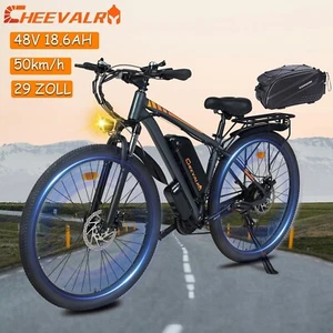 Elektrofahrrad 29 Zoll E-Bike 48V 17.5AH Mountainbike E-Fahrrad 21-Gänge 55KM/H - Bild 1 von 23