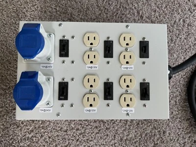 POWERVAR Power Distribution Unit Model: PDU5800-2S  P/N: 99021-53R - Image 1 of 4