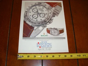 ROLEX DAYTONA ANNUNCIO ORIGINALE 2003 - Foto 1 di 12