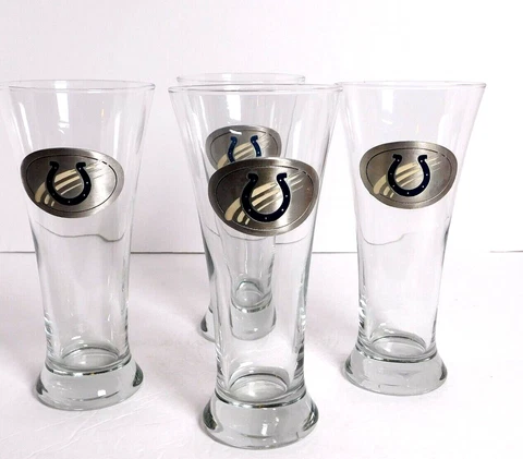 indianapolis Colts 16 Oz Beer Mugs (set of 4) Cover