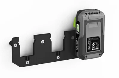 NEWGROUND DESIGNS Akkuhalter Wandhalterung für 3 Lux-Tools Akkus 20V - Akku-Halterung / Halter