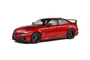 2021 ALFA ROMEO GIULIA GTA M ROSSO TRISTRATO RED  1:18 MODEL SOLIDO S1806901 - Picture 1 of 8