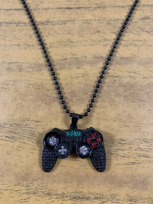 Collar Helado Negro Juego Controlador Gamepad XBOX PS2 PS3 PS4 PS5 Foto 1 de 4