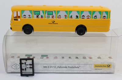Sbu4060, Brekina BUS MB O 317 Fahrende Postschule Bundespost TOP OVP 1:87 H0 - Bild 1 von 4