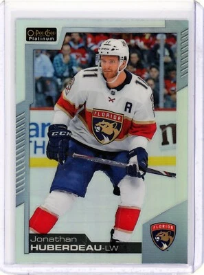 2020-21 O Pee Chee Platinum Jonathan Huberdeau Rainbow Parallel- Florida Panther - Image 1 of 2
