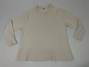FREE PEOPLE TALK ALL NIGHT CASHMERE TUNICA PULLOVER MAGLIONE OVERSIZE MEDIO - Foto 1 di 5
