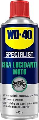 WD 40 Cera Lucidante Spray Moto Scooter Quad Carene WD-40 Specialist Da 400 Ml. • 13.90€