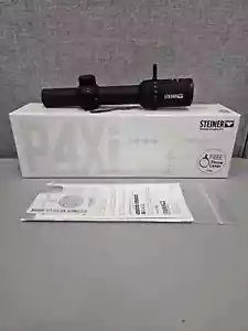 Steiner P4Xi 1-4x24mm MIL Riflescope, Illuminated G1 Reticle, 30mm (OD-5204) - Picture 1 of 3