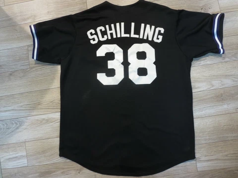 Curt Schilling 2001 Arizona Diamondbacks Majestic MLB Jersey XL Cover