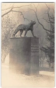 RPPC Site of Catamount Tavern 1767 Statue Bennington, VT 1910s Vintage Postcard - Bild 1 von 2