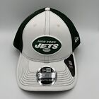 NEW ERA 9Forty New York NY Jets Green White Poly Strapback Adjustable Hat/Cap V