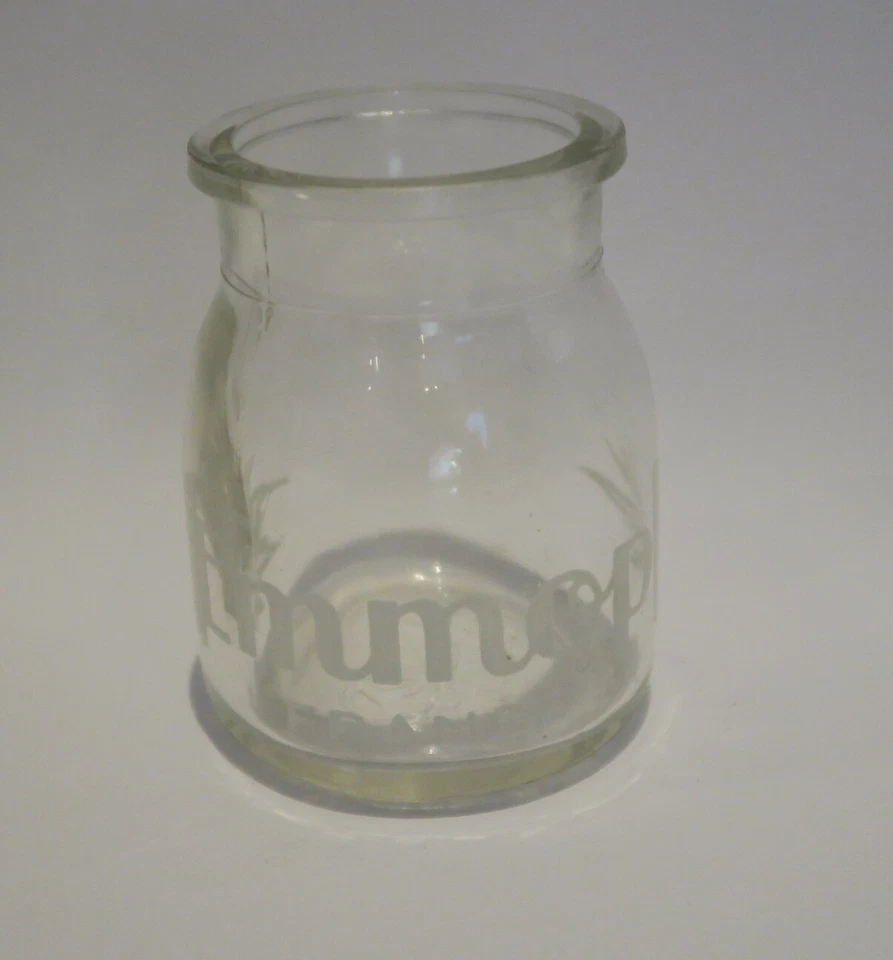 Ancien pot yaourt yoghourt EMMOP France old french yogourt 4 - Photo 1/1