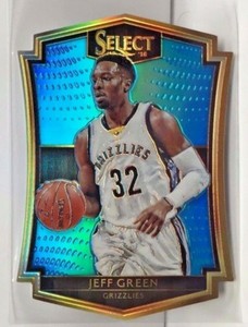 Jeff Green 2015-16 Panini SELECT Die-Cut BLUE Prizm Refractor #'d 72/199 - CAVS