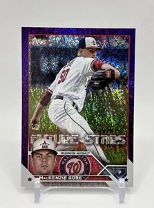 2023 Topps Series 2 - Future Stars Purple Foil #629 Mackenzie Gore /799 - Picture 1 of 5