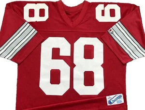 JERSEY DE CAMPEÓN DEL ESTADO DE OHIO 1986-88 JEFF UHLENHAKE DE COLECCIÓN AÑOS 80 X-GRANDE RARA! - Imagen 1 de 4