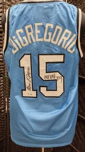 Ernie DiGregorio signiertes Buffalo Braves Trikot beschriftet 1974 NBA R.O.Y (Beckett) - Bild 1 von 4