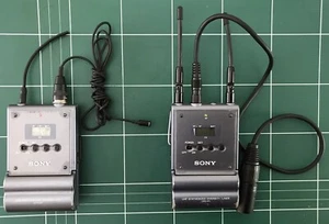 Sony UHF UTX-B1 / URX-P1 mit Sony ECM-77BC Mikrofon UK 67-69 (838.025-862.000 MHz) - Bild 1 von 12