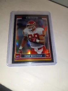 2006 Topps Cromo Rifrattore Bordo Nero Tony Gonzalez #96 /199 - Foto 1 di 2