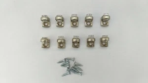 Glasplatten-Träger 3 - 8 mm, 10 Stück, mit Schraube - Bild 1 von 6