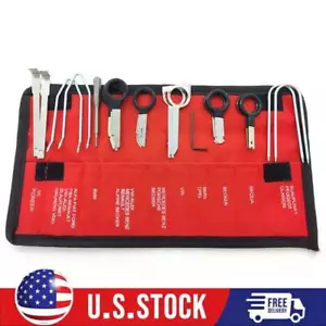 Radio Removal Tool Key and Removal Pry Tool Kit Universal Stereo CD Player 20PCS - Picture 1 of 8