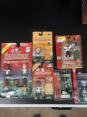  #15 NFL Sports Figurines 1996 Headliners, 1998 Headliners,1997 Headliners - Image 1 of 4