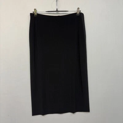 NUEVO CON ETIQUETAS Joseph Ribkoff Pull On Midi Lápiz Falda Recta Talla 12 Negra D009-23 Foto 1 de 4