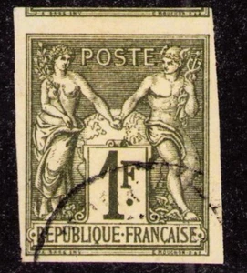 FRANZÖSISCHE KOLONIEN Sc 29 große Ränder ss 1877-1878 - Bild 1 von 1