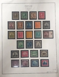 1922-26 Postage Stamp Collection 551-73 & 622-3 Perforated 11 Unwatermarked MNH - Picture 1 of 12