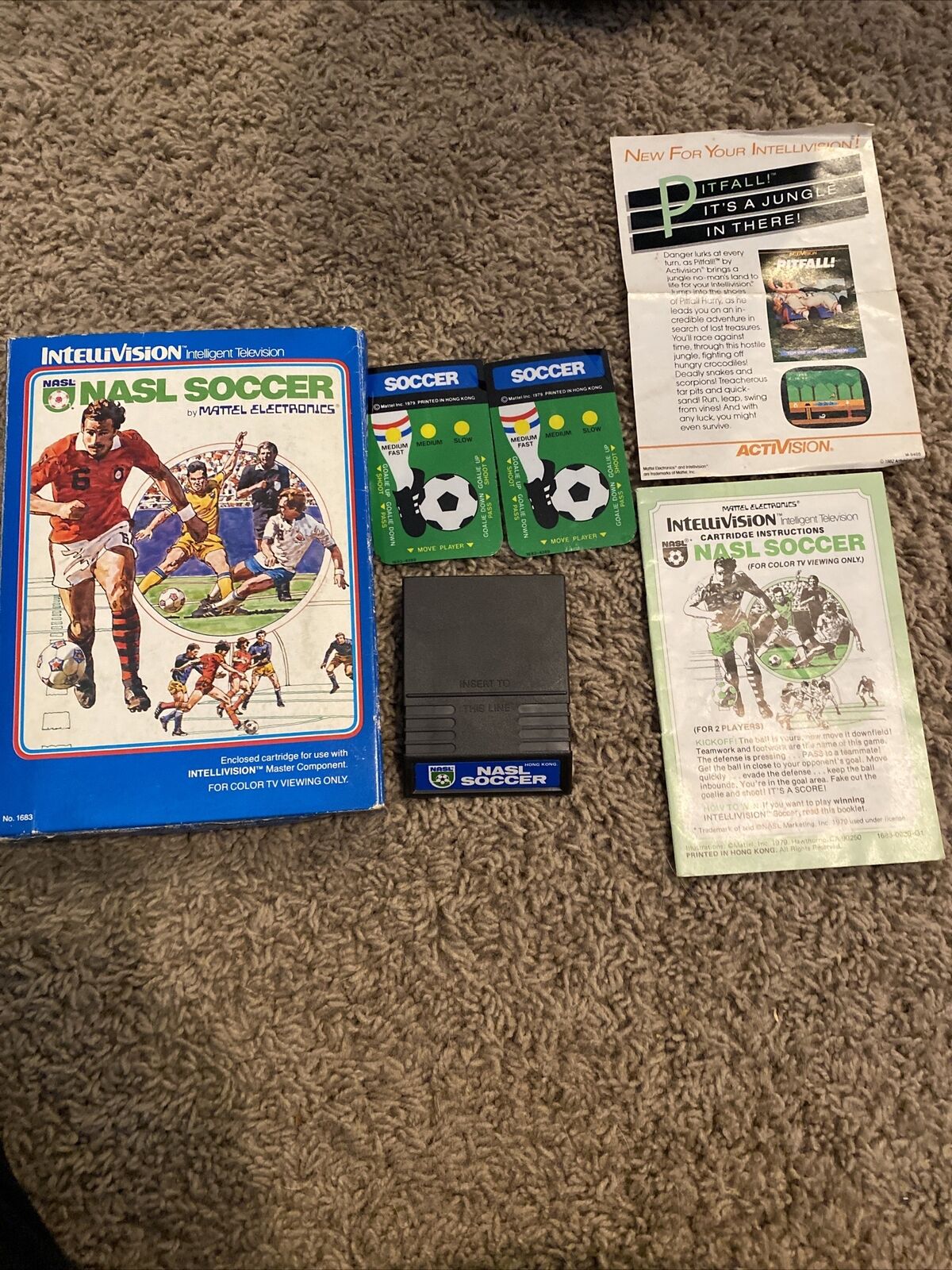 NASL Soccer (Intellivision, 1980) Complete Tested and working