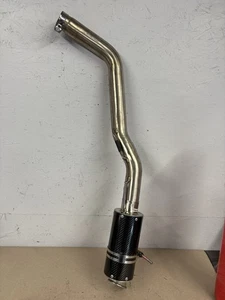 09-12 HONDA CBR600RR CBR 600 RR CARBON SLIP ON EXHAUST MUFFLER #0184 - Picture 1 of 9