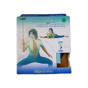 Cirque du Soleil Spinning Plate Officially Licensed Blue Instructions Included - Picture 1 of 5