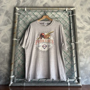 MLB Philadelphia Phillies 1883 Vintage T Shirt Men’s Size XL Gray - Picture 1 of 8