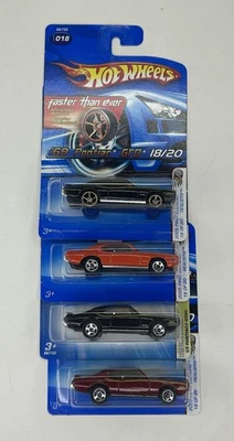 2005 Hot Wheels 1st Editions '69 Pontiac GTO Lot of 4, FTE, color variations - Image 1 of 4