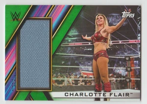 CHARLOTTE FLAIR 2020 Topps WWE Women's Division EVENT-USED MAT RELIC #MR-CF /75 - Picture 1 of 2