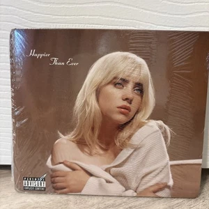 Happier Than Ever by Billie Eilish (CD, 2021) w/ Hand Painted (Splatter) Insert - Picture 1 of 4
